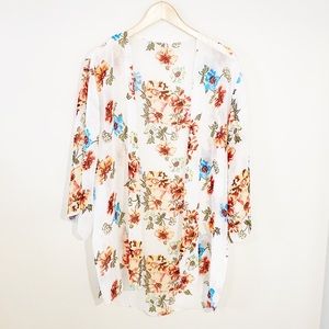 Ivory Floral Sheer KOMONO Size Large